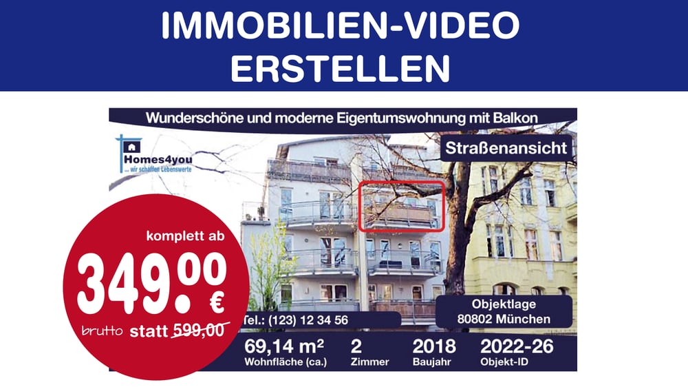 Immobilien-Video erstellen | Layout gestalten
