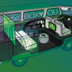 Kombi Xbox—interior