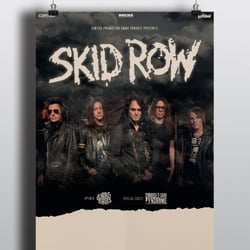 Plakatdesign „Skid Row“