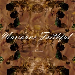 Konzertplakat Marianne Faithful