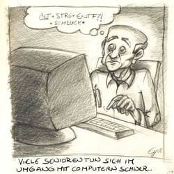 Cartoon, freie Arbeit