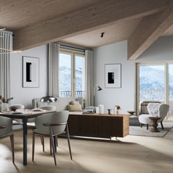 Innenvisualisierungen des Hauses Pazola in Andermatt – Schweizer Alpen