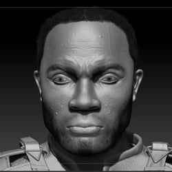 Men Face sculpting in ZBrush