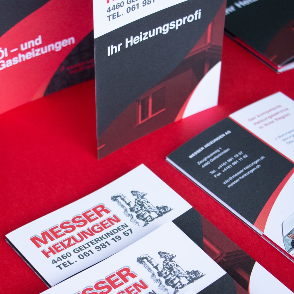 Messer Heizungen Flyer