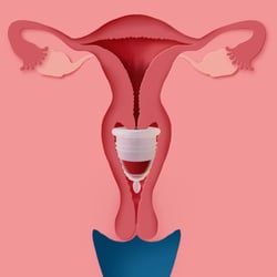 Illustration Menstruationstasse: Illustrationen funktionieren auch noch super, wo man keine Fotos einsetzen kann oder will;)