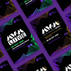 Keyvisuals für Most Wanted: Music und das LIVE-Showcase