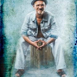 Mann mit Hut