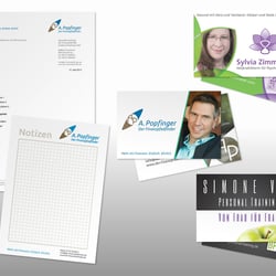 Geschäftsausstattung (Briefpapier, Visitenkarten)