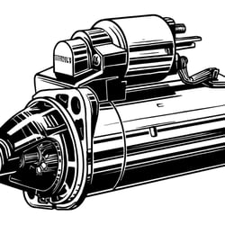 Vektorgrafik Mahle Starter