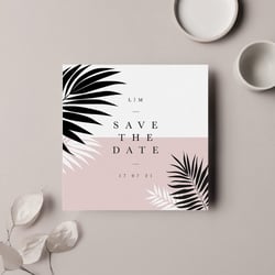 Save The Date Karte einer Hochzeitskollektion