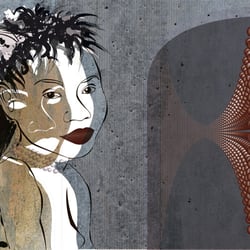 Woman with a Background