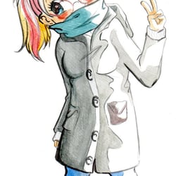Selbst Porträt als Chibi