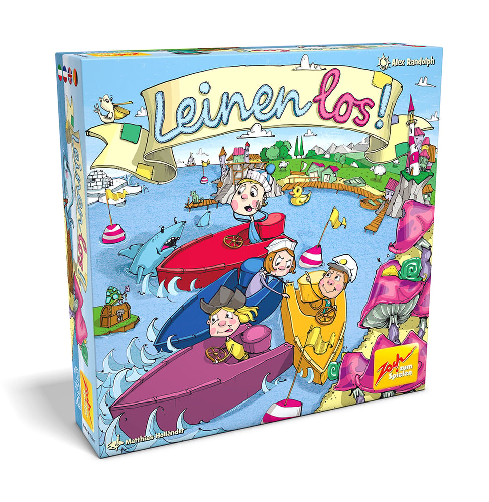 Brettspiel „Leinen los!“