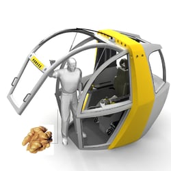 Harvester Concept Metsä Vision 2012 – Cabin