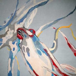Teppichentwurf: „Kontakt“, 140cm x 200cm, 2005