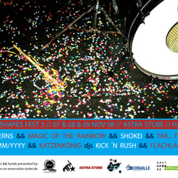 NOISE & SHAPES – DIN A3 festival poster