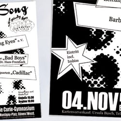 Plakat für ein Chor-Konzert
