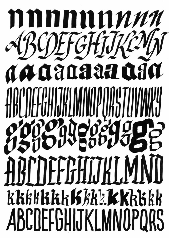 Merle-Michaelis lettering 02