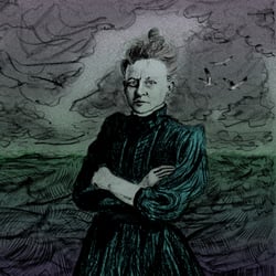 Porträt der historischen Leuchtturmwärterin Ida Lewis