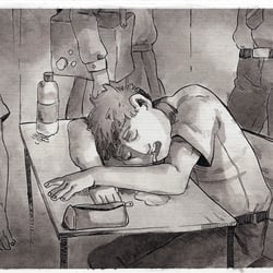 inktober 2018,Tag 6 „Drooling“
