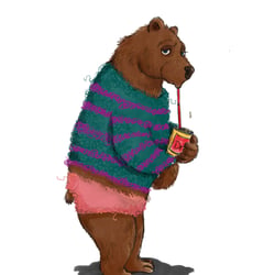 Bär mit Bier