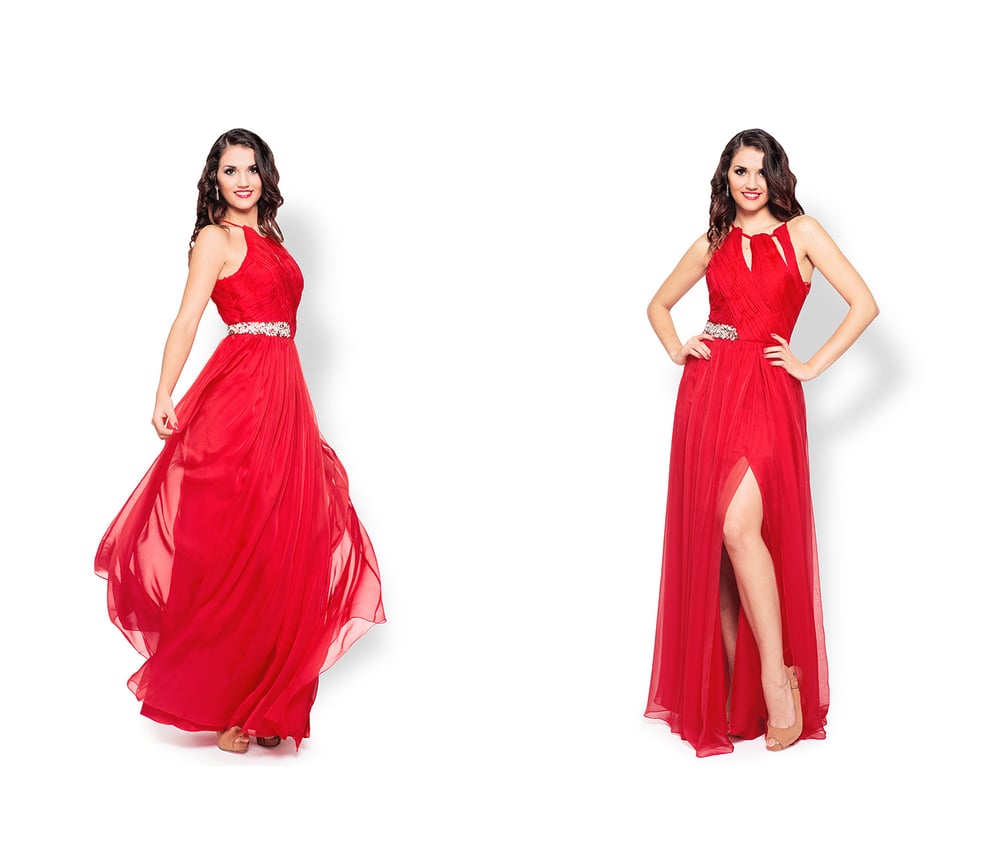 Modefotografie: Fotoshooting für eine Abendmode-Boutique