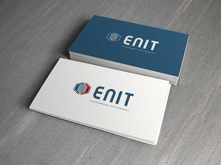 „Enit“ – Corporate Design im Detail (Visitenkarten)
