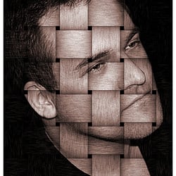 Selbstportrait, EyeCandy Fasereffekt