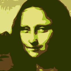 Mona Lisa grafisch
