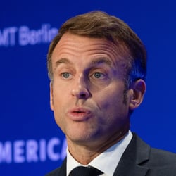 Emmanuel Macron ©Photos by Andrew Grauman