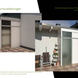 3D – Architektur – Mainz Dachterrasse