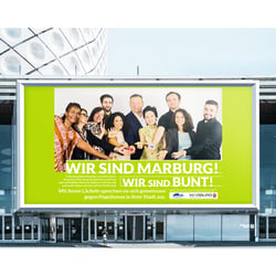 Kampagne vor der Bundestagswahl 2017 mit der Stadt Marburg und dem Ausländerbeirat