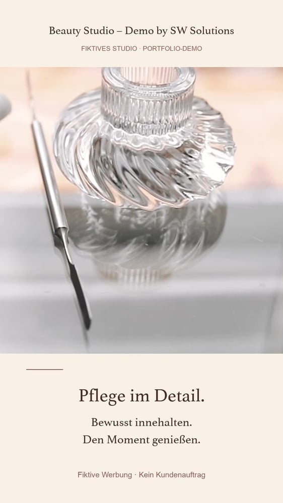 Beauty-Studio-Demo – Pflege-Detail