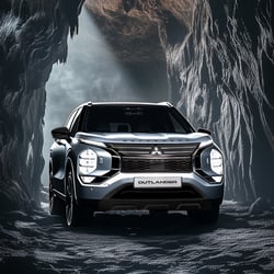 Der Mitsubishi Outlander auf der Reise von Japan nach Deutschland