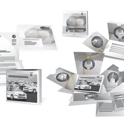 Materialkonzept: Skoda Family Mailing
