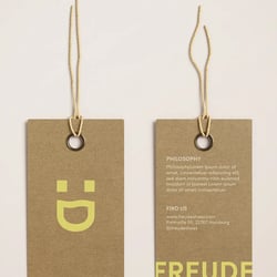 FREUDE Etiketten für Produkte