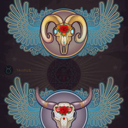 Aries und Taurus
