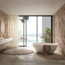 Innenvisualisierung Meeblick Villa Mallorca