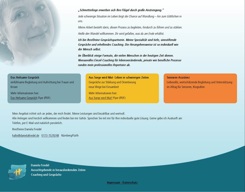 Website Daniela Friedel