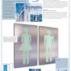 Plakate zum Gebäudekonzept der Ostarkade