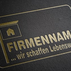 Immobilien-Makler Logo erstellen | Layout gestalten