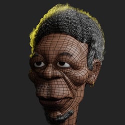 Morgan Freeman  wireframe