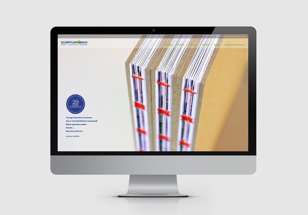 website buchbinderei schaeffler