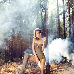 in the woods
