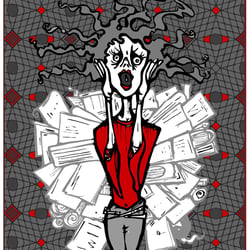 Lady crying