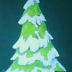 weihnachtliche tanne