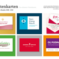 Visitenkarten für diverse Kunden