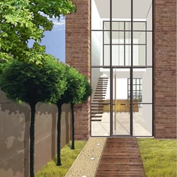 Visualisierung Entwurf Einfamilienhaus
