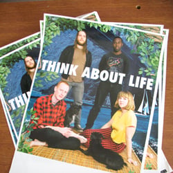 THINK ABOUT LIFE – DIN A3 tour poster