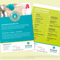 Flyer Bärenexpress – Bärenapotheke